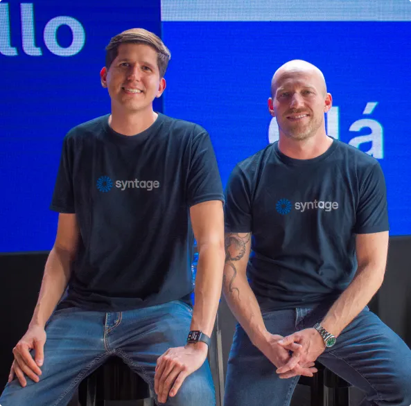 Photo of Matheus Pedroso (CEO) and Sebastian Carlsson (COO)